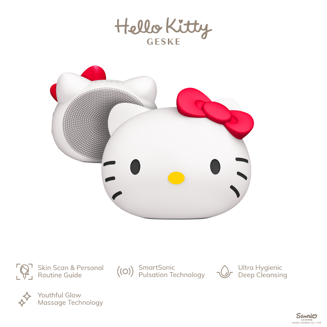 Hello Kitty Geske SmartAppGuided™ Sonic Facial Brush | 4 in 1