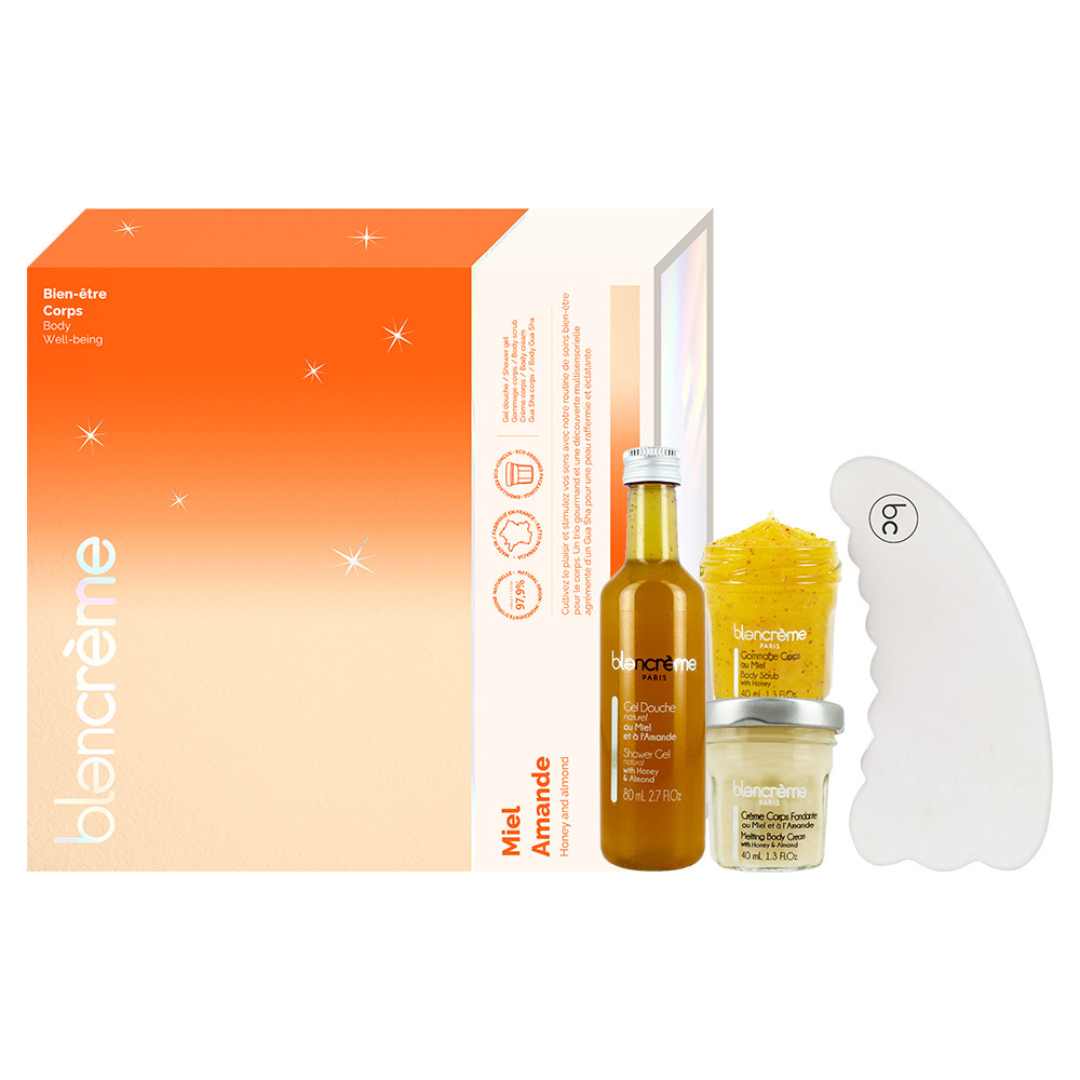 Blancrème Gua Sha Honey Almond Gift Set