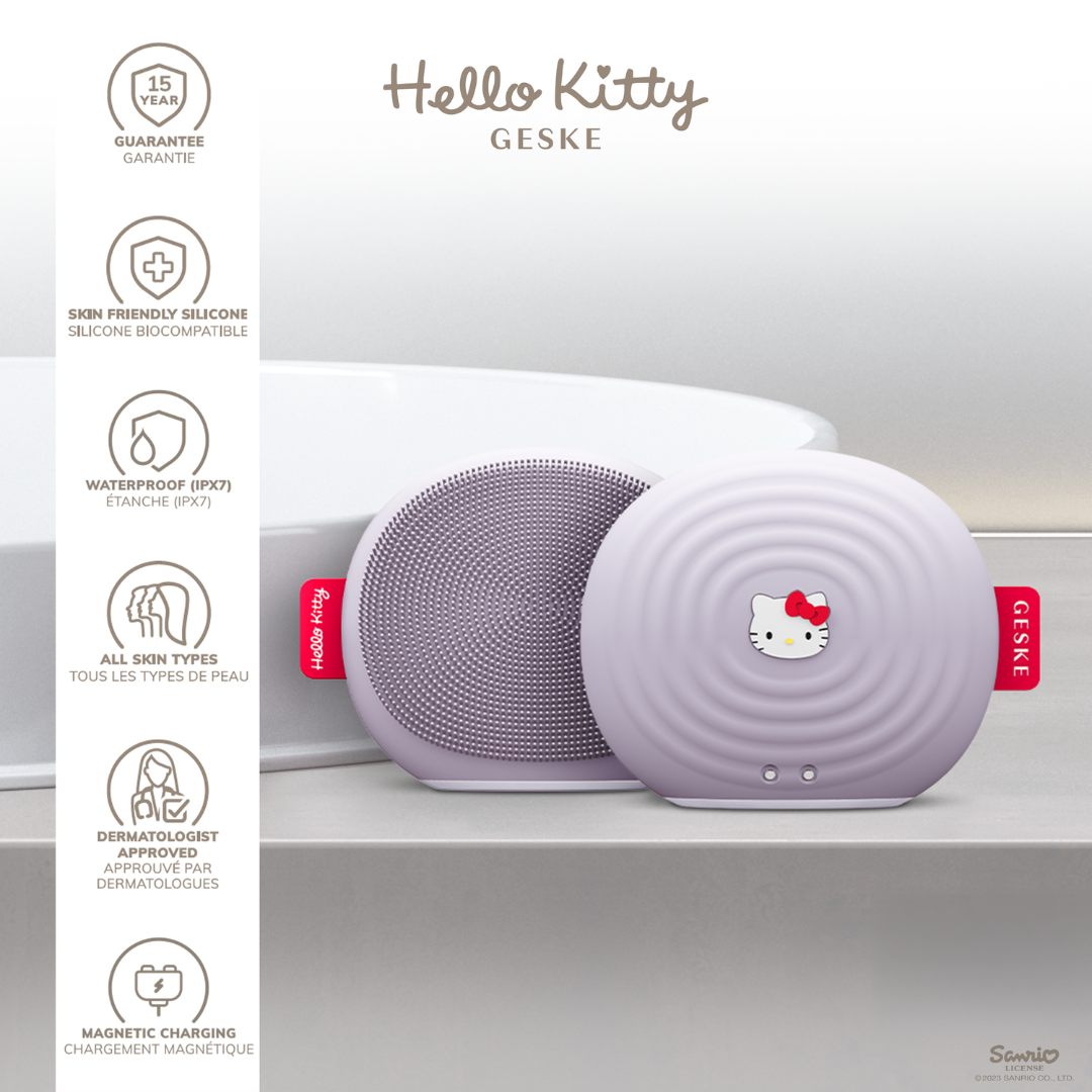 Hello Kitty Geske SmartAppGuided™ Sonic Facial Brush | 4 in 1
