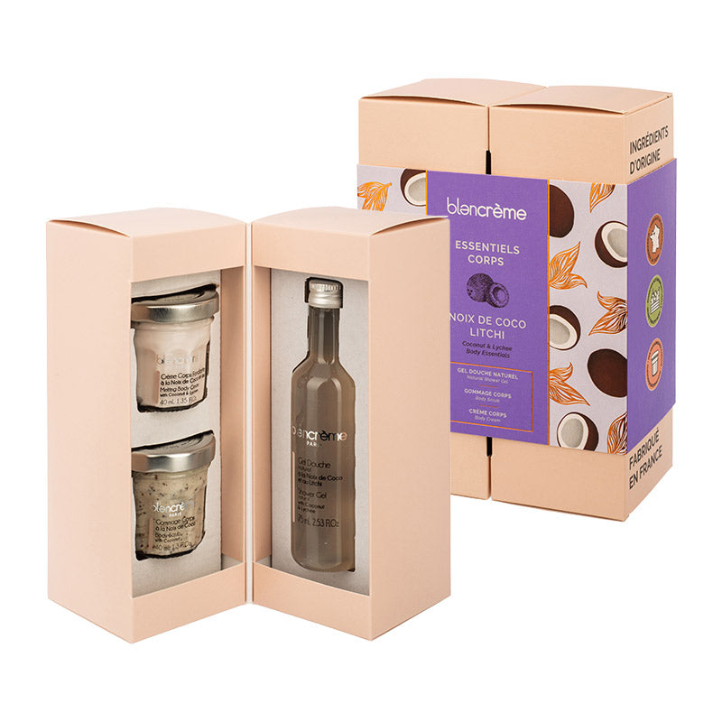 Blancrème Coconut & Lychee Body Essentials Trio