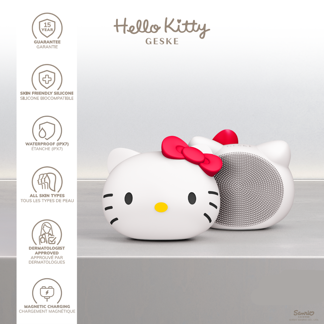 Hello Kitty Geske SmartAppGuided™ Sonic Facial Brush | 4 in 1