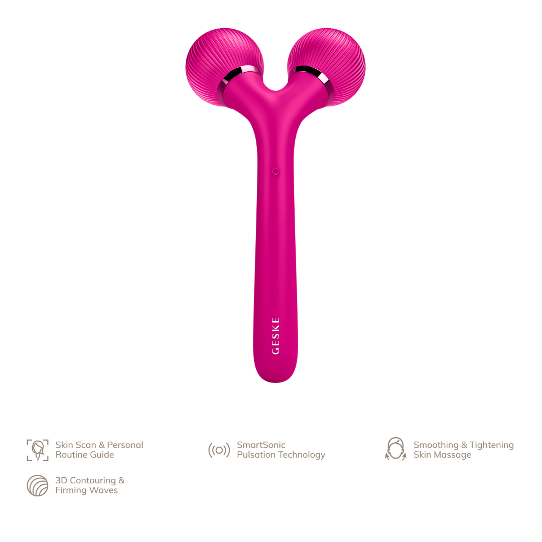 Geske SmartAppGuided™ Sonic Facial &amp; Body Roller (4 in 1)