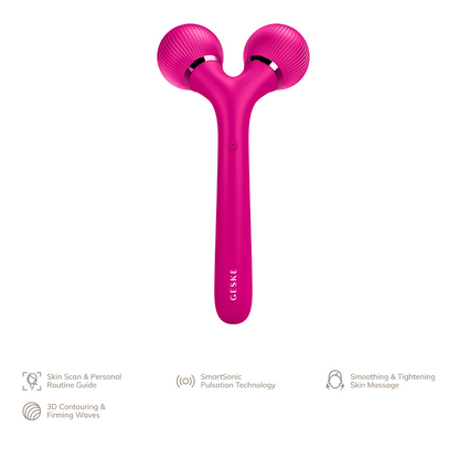 Geske SmartAppGuided™ Sonic Facial &amp; Body Roller (4 in 1)