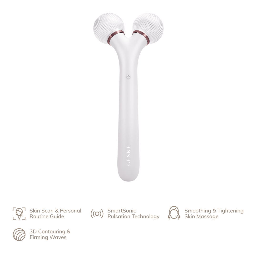 Geske SmartAppGuided™ Sonic Facial Roller (4 in 1)
