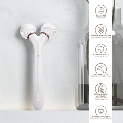 Geske SmartAppGuided™ Sonic Facial Roller (4 in 1)