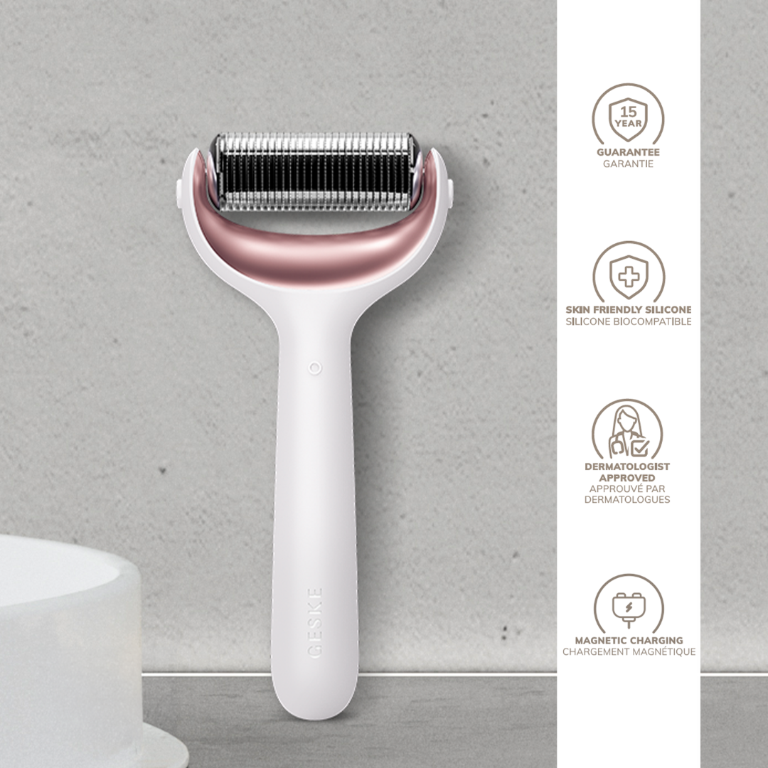 Geske SmartAppGuided™ MicroNeedle Face &amp; Body Roller (9 in 1)