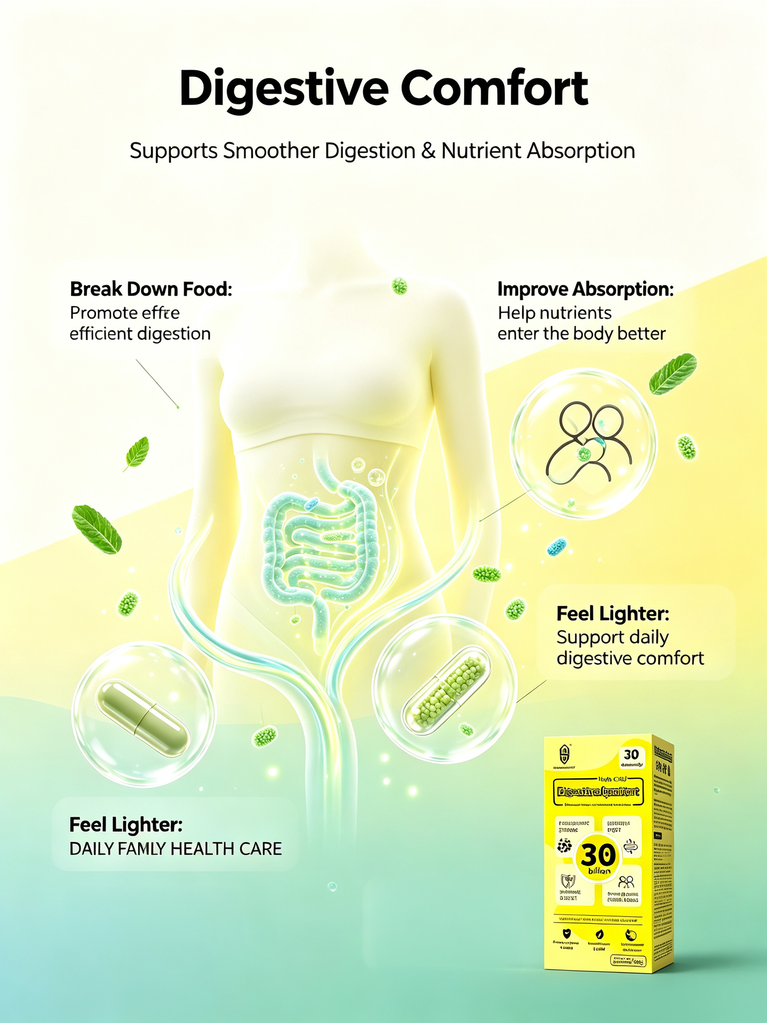 SINGCHOICE Live Intestinal Probiotics
