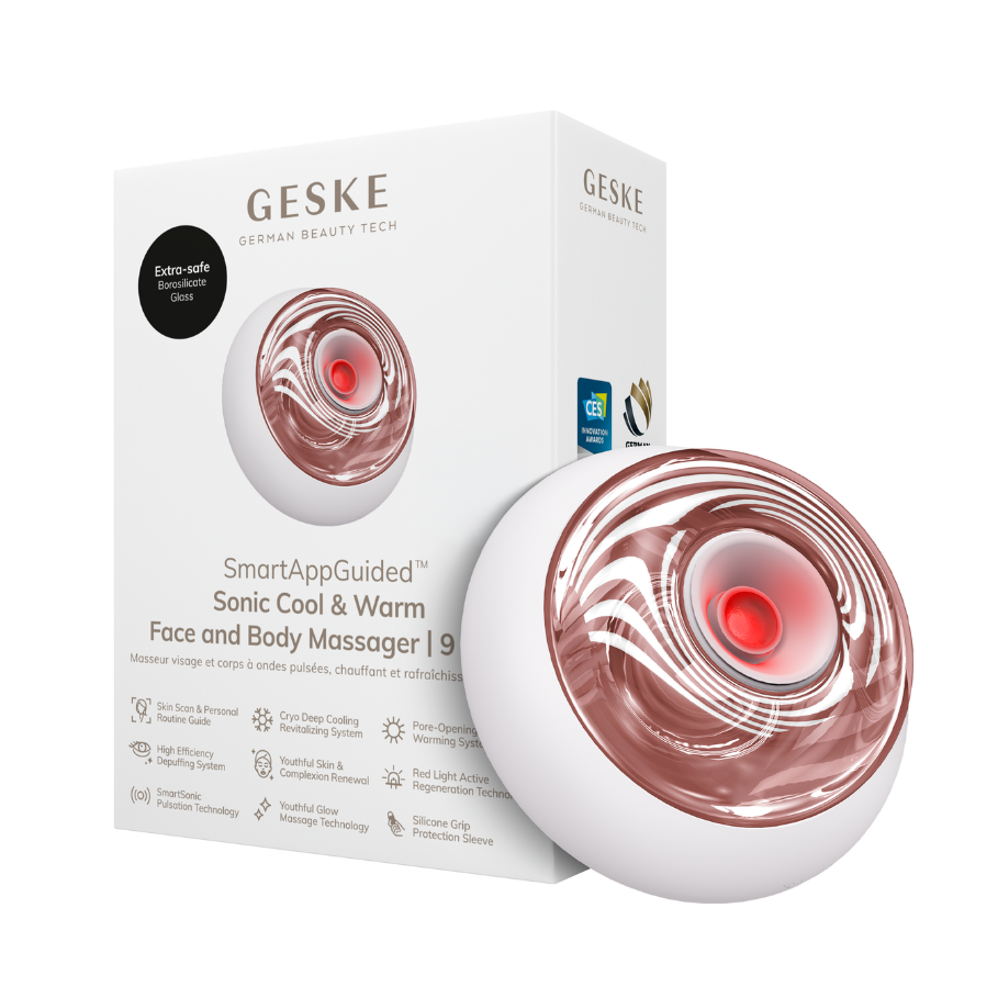 Geske Sonic Cool &amp; Warm Face and Body Massager | 9 in 1