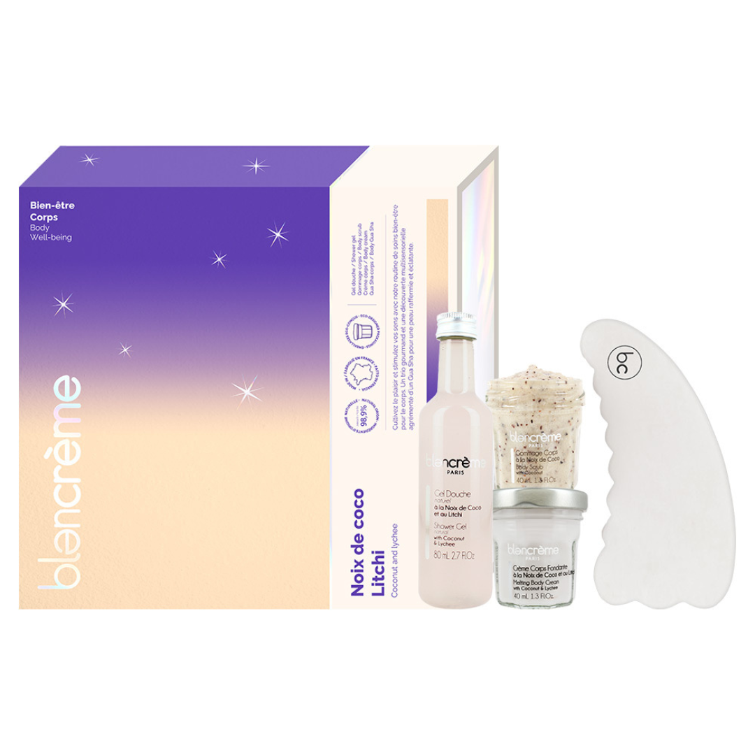Blancrème Gua Sha Coconut Lychee Gift Set