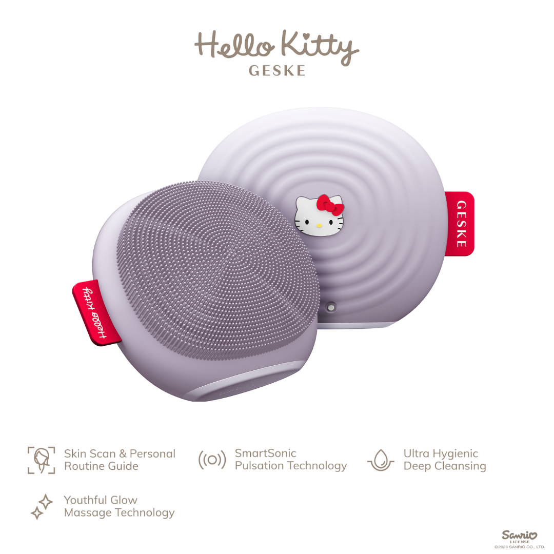 Hello Kitty Geske SmartAppGuided™ Sonic Facial Brush | 4 in 1