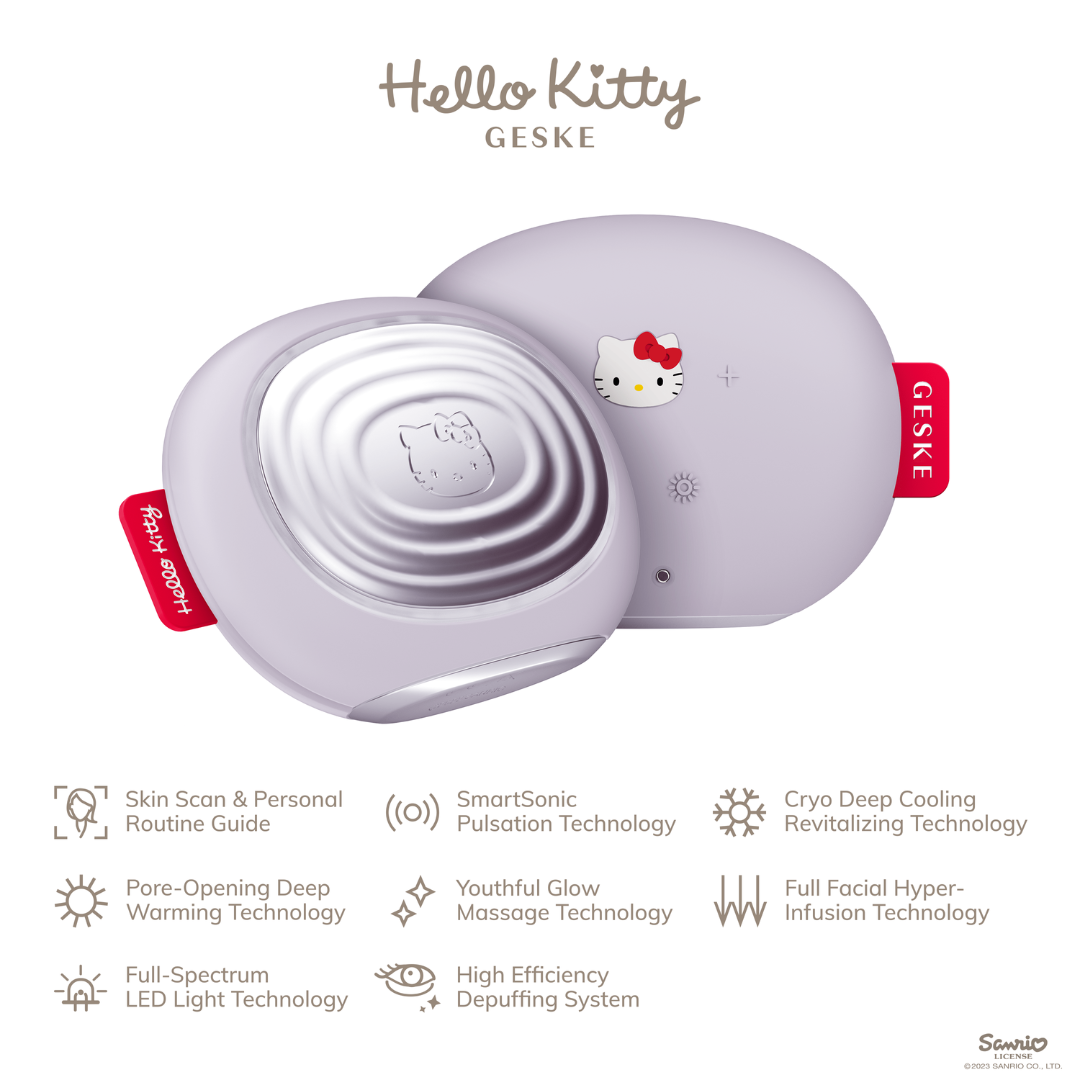 Hello Kitty Geske SmartAppGuided™ Sonic Warm &amp; Cool Mask | 8 in 1