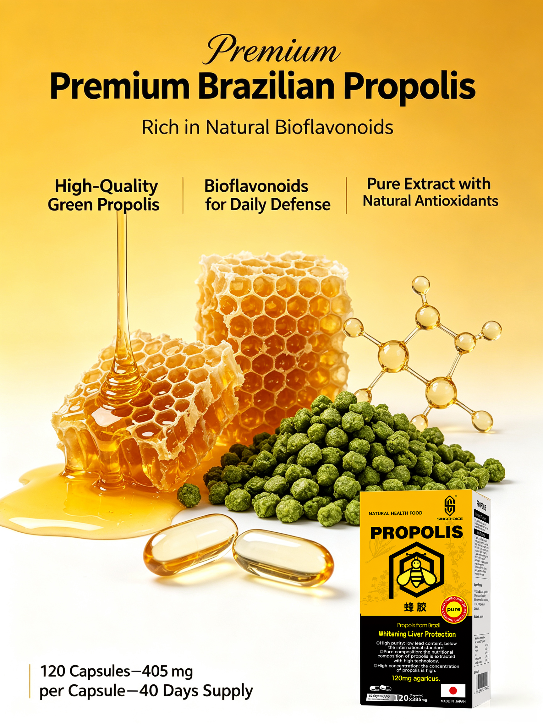 Singchoice Brazilian Bee Propolis Extract 120S