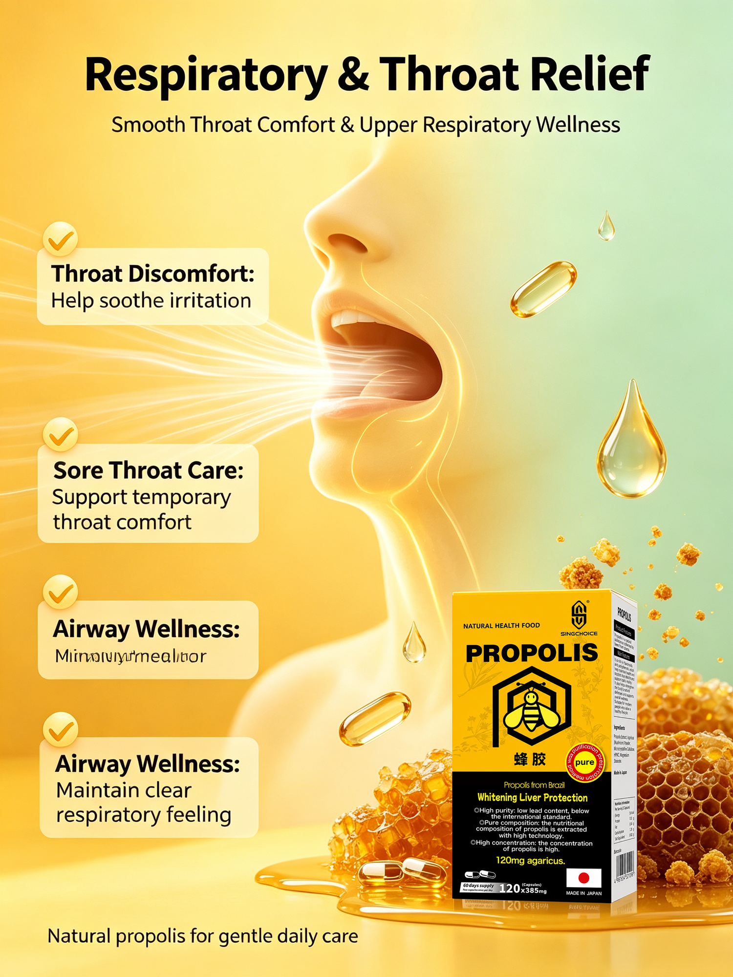 Singchoice Brazilian Bee Propolis Extract 120S