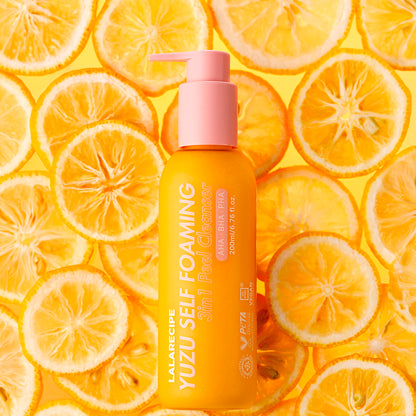 YUZU SELF FOAMING 3in1 Cleanser