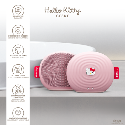Hello Kitty Geske SmartAppGuided™ Sonic Facial Brush | 4 in 1