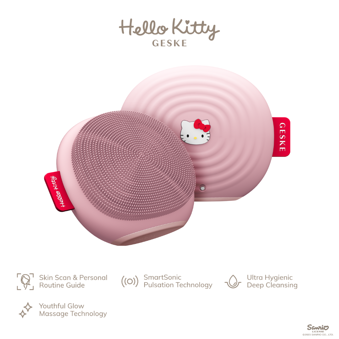 Hello Kitty Geske SmartAppGuided™ Sonic Facial Brush | 4 in 1
