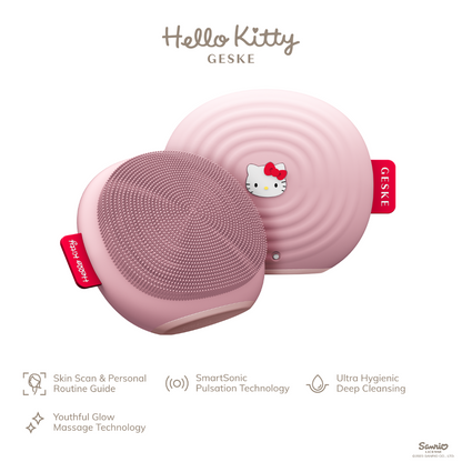 Hello Kitty Geske SmartAppGuided™ Sonic Facial Brush | 4 in 1