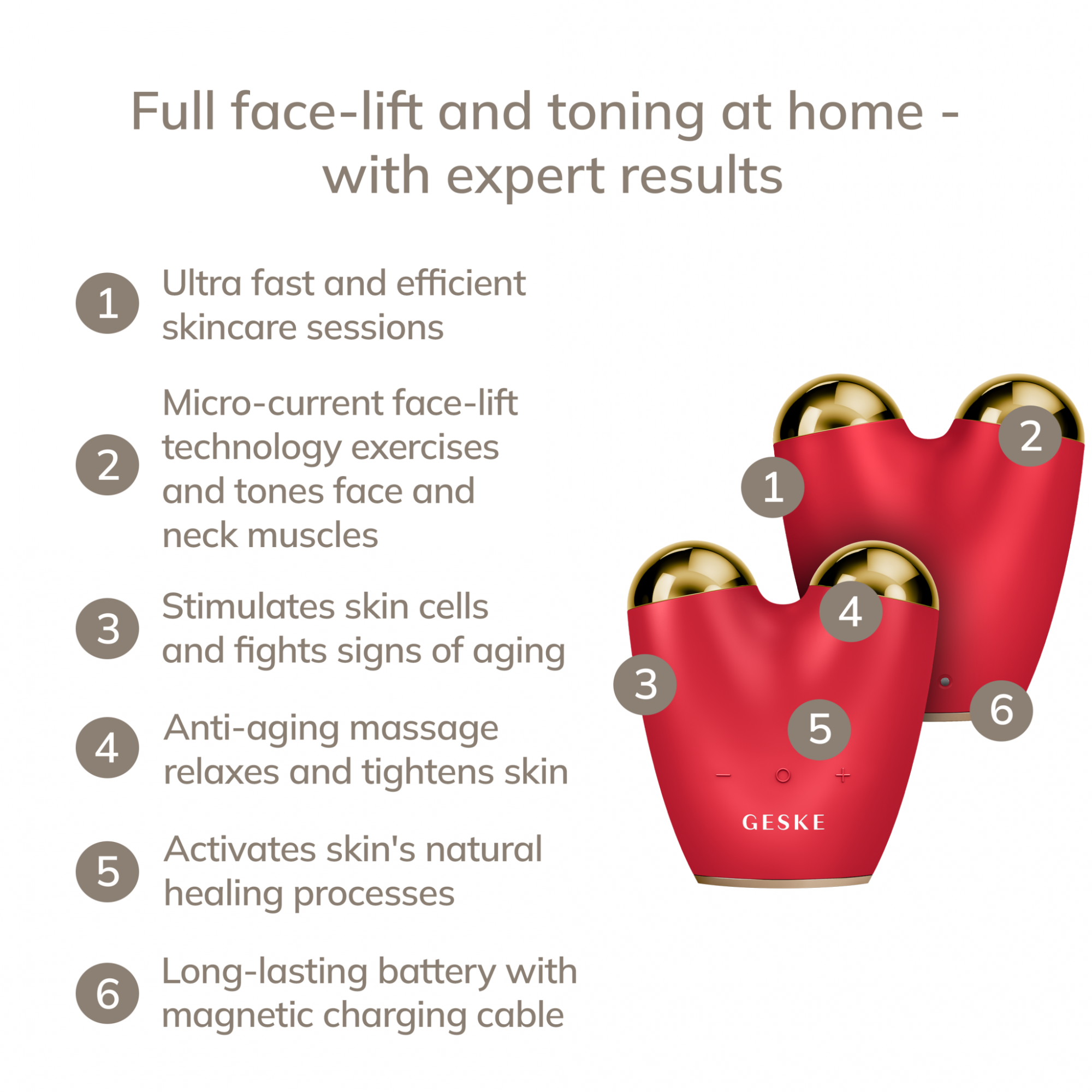 National Day Special: GESKE Radiant Red Lift &amp; Glow Duo