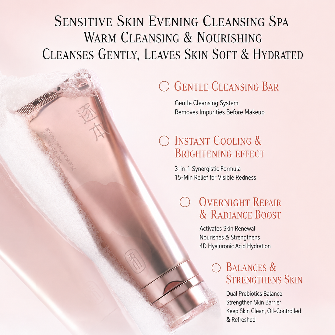 ZHUBEN EMBRACING NIGHTFALL SOOTHING CLEANSER