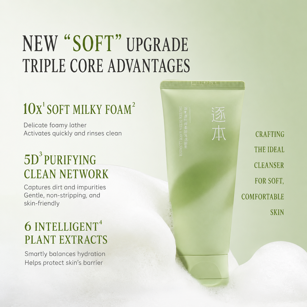 ZHUBEN DREAM RIVER CLEANSER