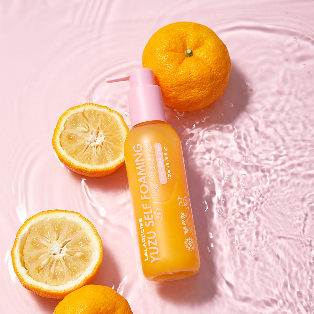 YUZU SELF FOAMING 3in1 Cleanser