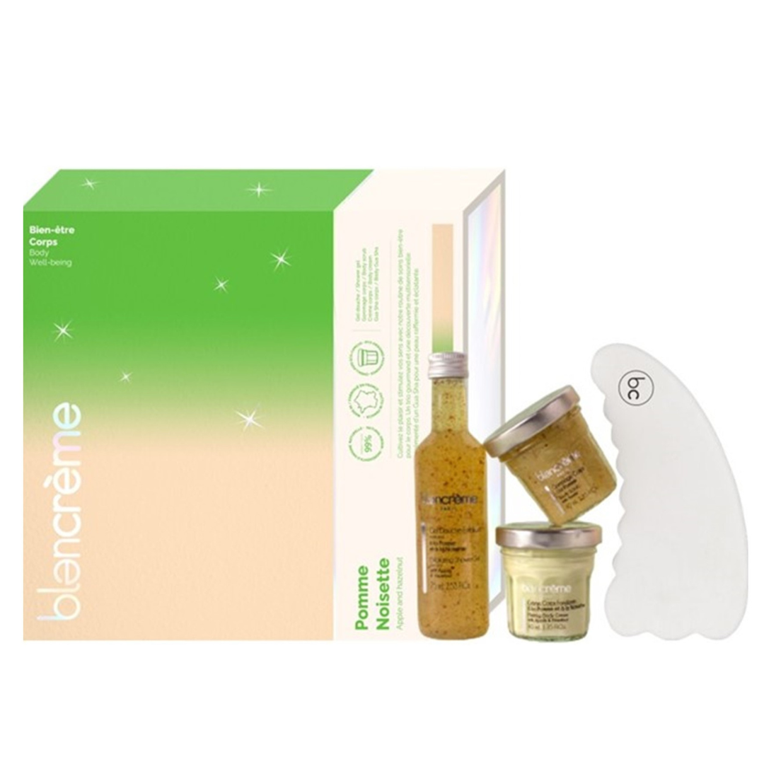 Blancrème Gua Sha Apple Hazelnut Gift Set