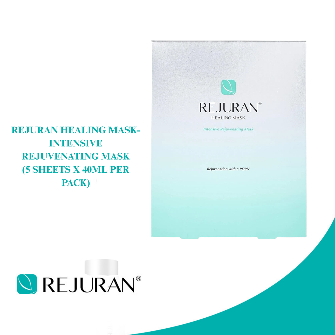 Rejuran Healing Mask-Intensive Rejuvenating Mask(5 sheets x 40ml per pack)
